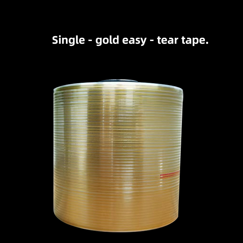Single - gold easy - tear tape.