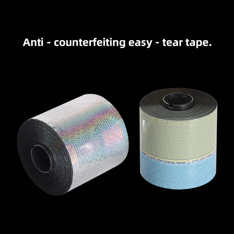 Anti - counterfeiting easy - tear tape